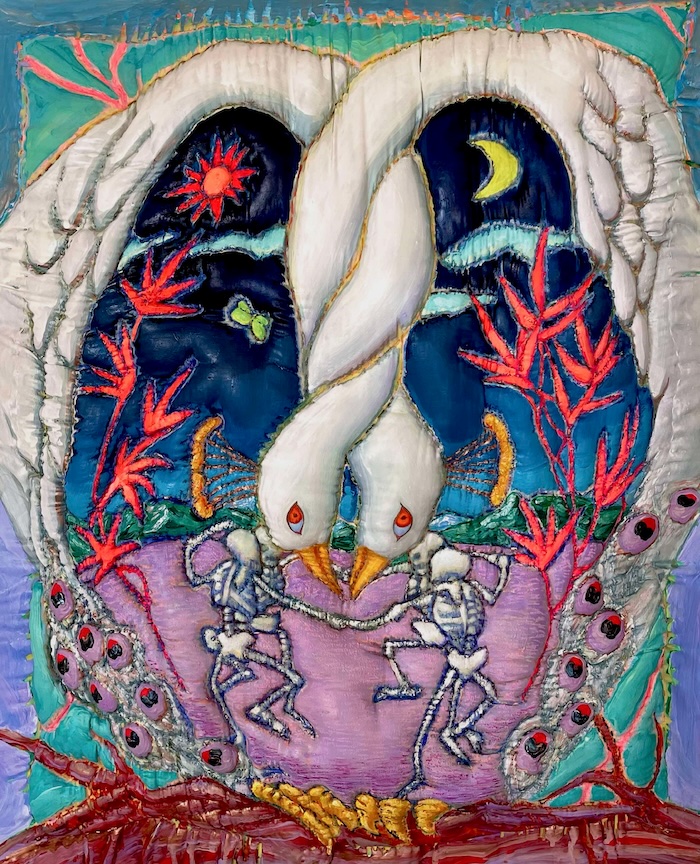 青山夢個展「食卓のむこうに怪獣がいる」/ There is a monster on the edge of the dining table: A Solo Exhibition by AOYAMA Yume @ birdo space